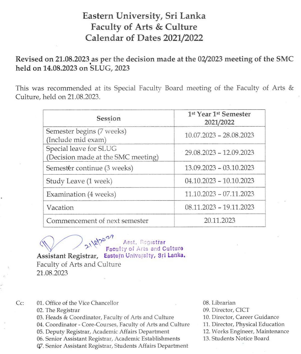  Revised Calendar of Dates (1st Year 1st Semester 2021 2022), FAC_page-0001_0.jpg